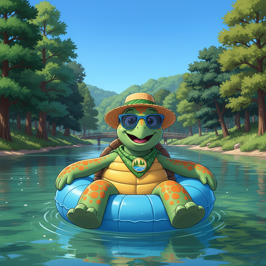 Tully the turtle — Seay World Resort mascot